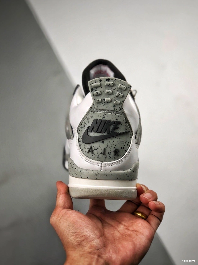 Rep TBK White Jordan OG Cement 4 (nike) 840606-192 Air 0710